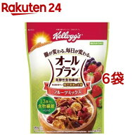 ケロッグ オールブラン フルーツミックス(380g*6袋セット)【オールブラン】[小麦ふすま 小麦ブラン 発酵…