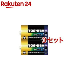 東芝 アルカリ1 単二 2P シュリンク LR14AN2KP(2本入*3セット)【東芝(TOSHIBA)】