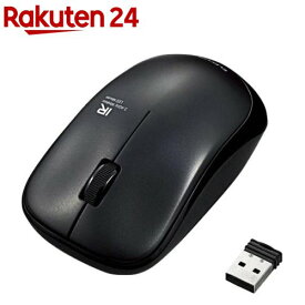エレコム ワイヤレスマウス 無線 2.4GHz 3ボタン IRマウス 静音 省電 PS5 M-IR07DRSBK(1個入)【エレコム(ELECOM)】