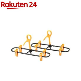 ジーパンハンガー ブラック／オレンジ GP-36(2本入)【サワフジ】