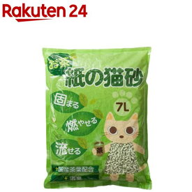 お茶 紙の猫砂 ケース販売用(7L*6袋入)
