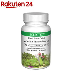 バレリアン・パッションフラワー FFD45(45カプセル)【ECLECTIC(エクレクティック)】