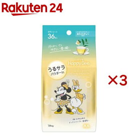 マンダム ハッピーデオ ボディシート うるサラ ホワイトティー(36枚入×3セット)【ハッピーデオ】