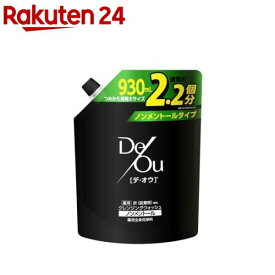 デ・オウ 薬用クレンジングウォッシュ ノンメントール 詰替え(930ml)【デ・オウ】[デオウ ボディソープ ニオイ つめかえ ノンメントール]