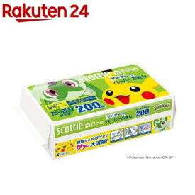 スコッティ ファイン ペーパーふきんサッとサッと ソフトパック ポケモン(400枚(200組))【スコッティ(SCOTTIE)】