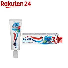 アクアフレッシュ クリアミント 歯磨き粉(35g*3コセット)【アクアフレッシュ】