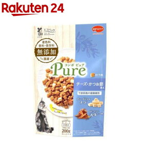 コンボ ピュア キャット まぐろ味 チーズ・かつお節添え(200g)【コンボ ピュア】