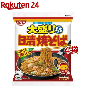 日清焼そば 大盛り1.5倍(151g*4袋セット)【日清焼そば】