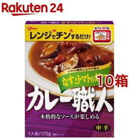 カレー職人 なすとトマトのカレー 中辛(170g*10コ)【カレー職人】