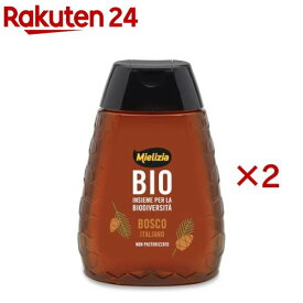Mielizia(ミエリツィア) イタリア産森のハチミツ スクイーザーボトル(250g×2セット)【Mielizia(ミエリツィア)】