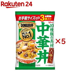 グリコ DONBURI亭 中華丼(3袋×5セット(1袋160g))【DONBURI亭】