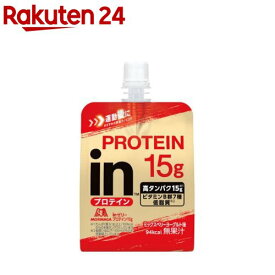 inゼリープロテイン15g ミックスベリーヨーグルト味(180g×36個)【inゼリー】[森永製菓 ゼリー飲料 タンパク質 筋トレ ホエイ]