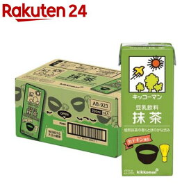 キッコーマン 豆乳飲料 抹茶(200ml*18本入)【キッコーマン】