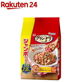 グラン・デリ ふっくら仕立て 13歳以上 ささみ・ビーフ・緑黄色野菜・小魚・チーズ入(2.8kg)【グラン・デリ】