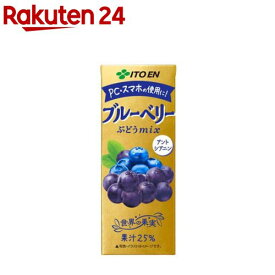 伊藤園 ブルーベリーミックス エコパック 紙パック(200ml×24本入)【伊藤園】