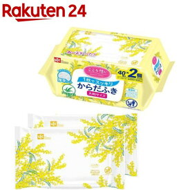 こころ想い 大人用 からだふき大判厚手(40枚×2個)