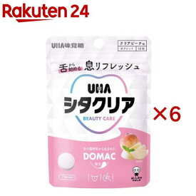 シタクリア タブレット クリアピーチ味(10粒入×6セット)【UHA味覚糖】