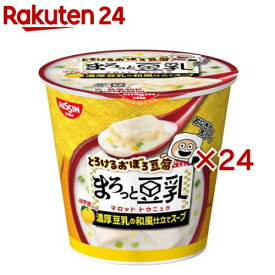 とろけるおぼろ豆腐 まろっと豆乳スープ ケース(6食入×4セット(1食17g))