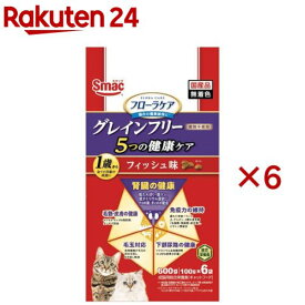 フローラケアCAT 5つの健康ケア 腎臓 フィッシュ味(6袋入×6セット(1袋100g))