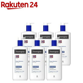 ニュートロジーナ ノルウェーフォーミュラ ディープモイスチャー ボディミルク(450ml*6個セット)【Neutrogena(ニュートロジーナ)】[ボディクリーム 敏感肌 保湿クリーム 大容量 ボディ]