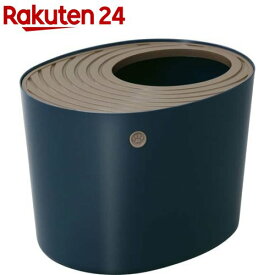 アイリスオーヤマ 上から猫トイレ PUNT-530 ネイビー(1個)【アイリスオーヤマ】