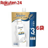 ダヴ モイスチャーケア シャンプー 詰替(1000g*6袋セット)【3brnd-7】【ダヴ(Dove) ヘア】[うねりケア パ…