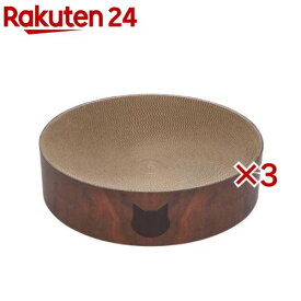 猫壱 バリバリボウルXL 猫柄ダークブラウン(3セット)【猫壱】