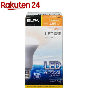 �G���p(ELPA) LED�d�� ���t���` E26 �d���F LDR6L-H-G601(1�R��)�y�G���p(ELPA)�z