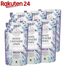 消臭元 サボン ホワイトラベンダーリネン 置き型 芳香剤 詰替用(400ml×6セット)【消臭元】