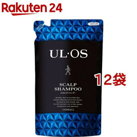 ウルオス(UL・OS／ウル・オス) 薬用スカルプシャンプー つめかえ用(420ml*12袋セット)【ウルオス(UL・OS)】[ノンシリコン スカルプ 清涼感 パラベンフリー]