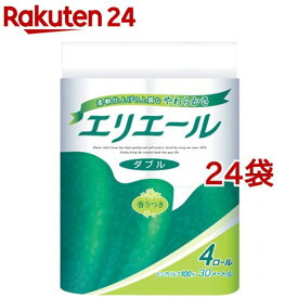 エリエール トイレットティシュー ダブル(4ロール*24コセット)【エリエール】[トイレットペーパー]