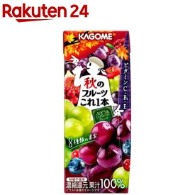 秋のフルーツこれ一本 ぶどう＆ミックスベリーブレンド(200ml×24本入)