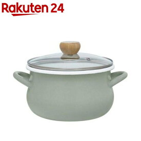 和平フレイズ ストクック IH対応ホーロークッキングポット20cm(グリーン) RB-3248(1セット)