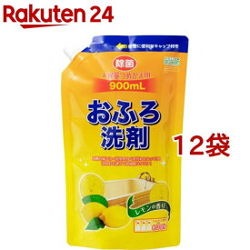 アドグッド エコグッド おふろ洗剤 大容量つめかえ用 レモンの香り(900ml*12袋セット)【アドグッド】