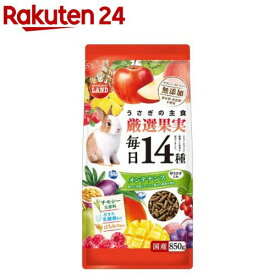 うさぎの毎日14種 厳選果実 メンテナンス(850g)【ミニマルランド】