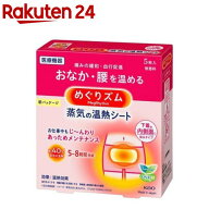めぐりズム 蒸気の温熱シート 下着の内側面に貼るタイプ(5枚入)【めぐりズム】