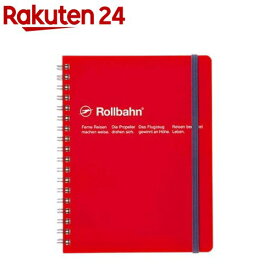 ロルバーン ポケット付メモ L レッド 500055-124(1冊)