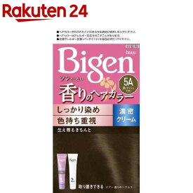 ビゲン 香りのヘアカラー クリーム 5A(40g+40g)【ビゲン】[白髪染め]