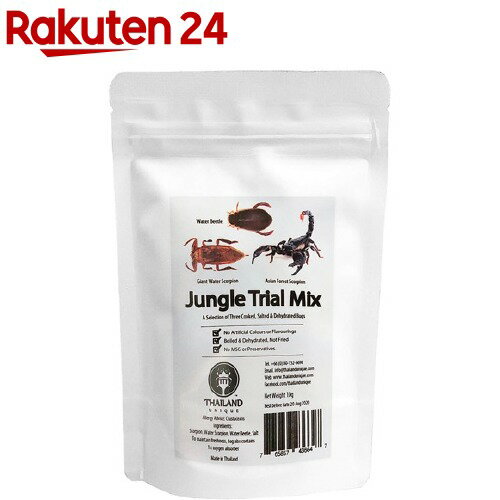 楽天市場 昆虫食 ジャングルトライアルミックス2 Jungle Trial Mix2 Tiu0031 10g Jrユニークフーズ Jr Unique Foods 楽天24