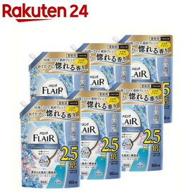 フレアフレグランス 柔軟剤 フラワー＆ハーモニー つめかえ 超特大サイズ 梱販売用(950ml*6袋セット)【フレア フレグランス】