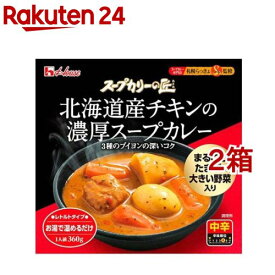 【訳あり】スープカリーの匠 北海道産チキンの濃厚スープカレー(360g*2箱セット)【ハウス】