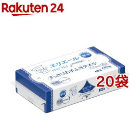 エリエール Plus+キレイ すっきりお手ふきタオル(100枚*20袋セット)【エリエール】