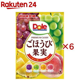 DOLE ごほうび果実キャンディ4種アソート(84g×6セット)