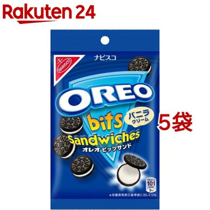 楽天市場 オレオ ビッツサンドバニラ 65g 5袋セット オレオ 楽天24