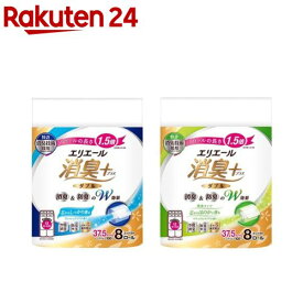エリエール 消臭+トイレットティシュー コンパクト ダブル(8ロール入×12セット)【エリエール】