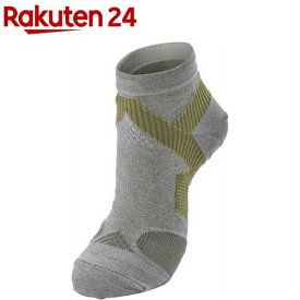ファイテン メンズ 足王 丸つま先タイプ 25〜27cm ライトグレー／カーキ AL946673(1足)【ファイテン】