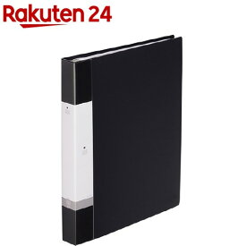 リクエスト クリヤーブック ポケット交換タイプ 黒 G3802-24(1冊)