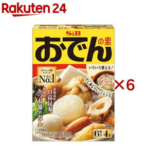 S&B おでんの素(4袋入×6セット(1袋20g))