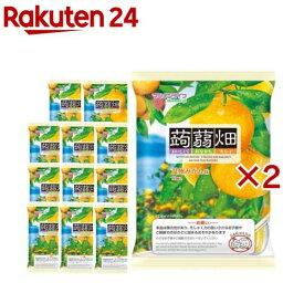 蒟蒻畑温州みかん味(12袋入×2セット)【蒟蒻畑】[こんにゃくゼリー おやつ まとめ買い 気分転換 お弁当]