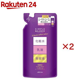 シンプルバランス 薬用リンクルホワイトローション つめかえ用(200ml×2セット)【シンプルバランス】